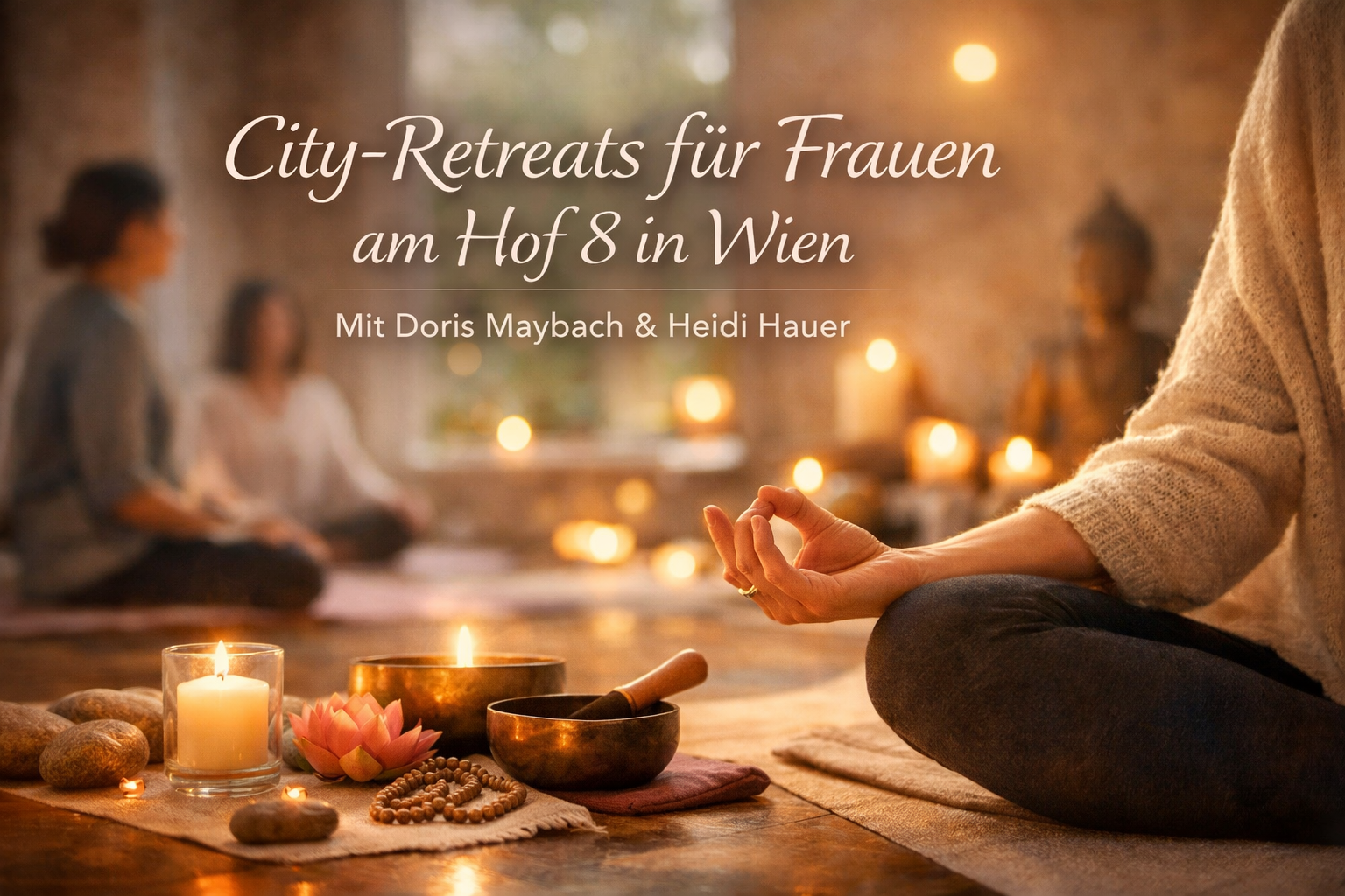 City- Retreat in Wien mit Heidi Hauer und Doris Maybach. Sichere dir deinen Platz für den 24. April 2026 14:00-17:00